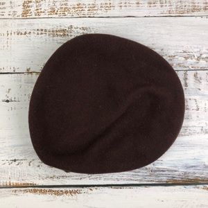 Kangol Brown Wool Newboy Cap Hat Size Large